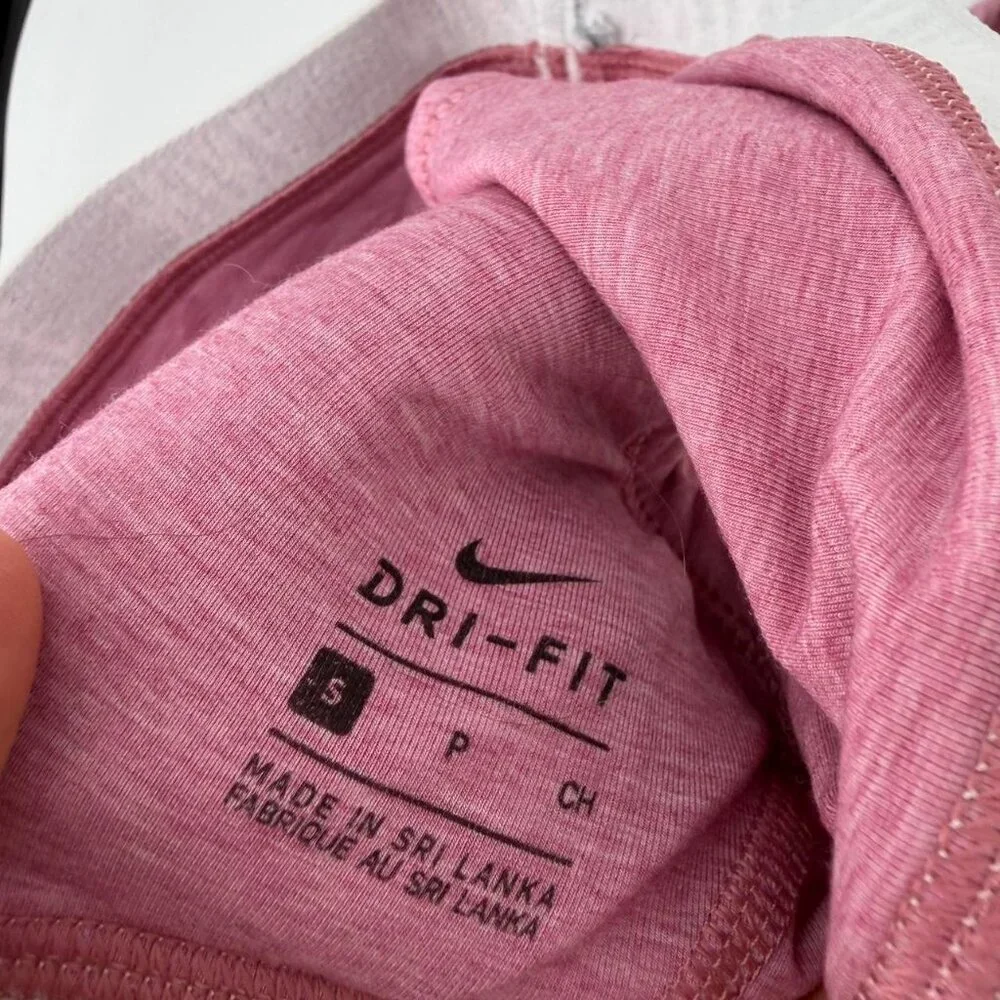 Nike Dri-FIT Women’s Sports Padded Bra Tank Tops Set of 2 Size S Pink Beige - Picture 5 of 6
